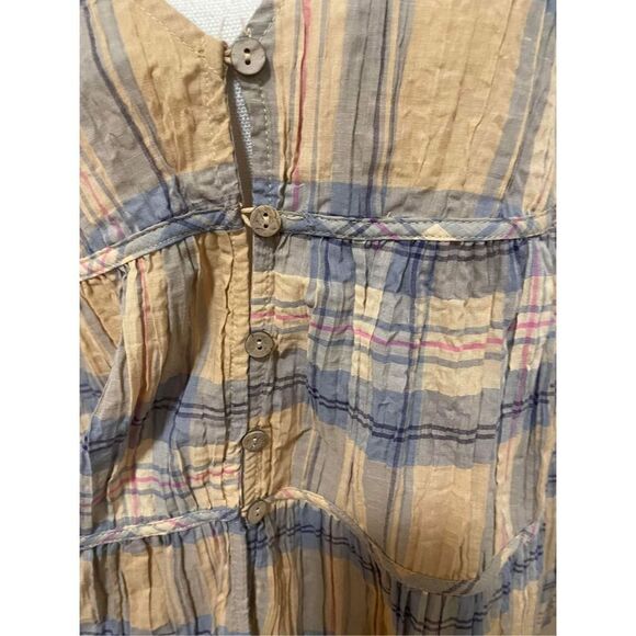 New Urban Outfitters UO Mia Check Babydoll Top Size XS - Picture 6 of 9
